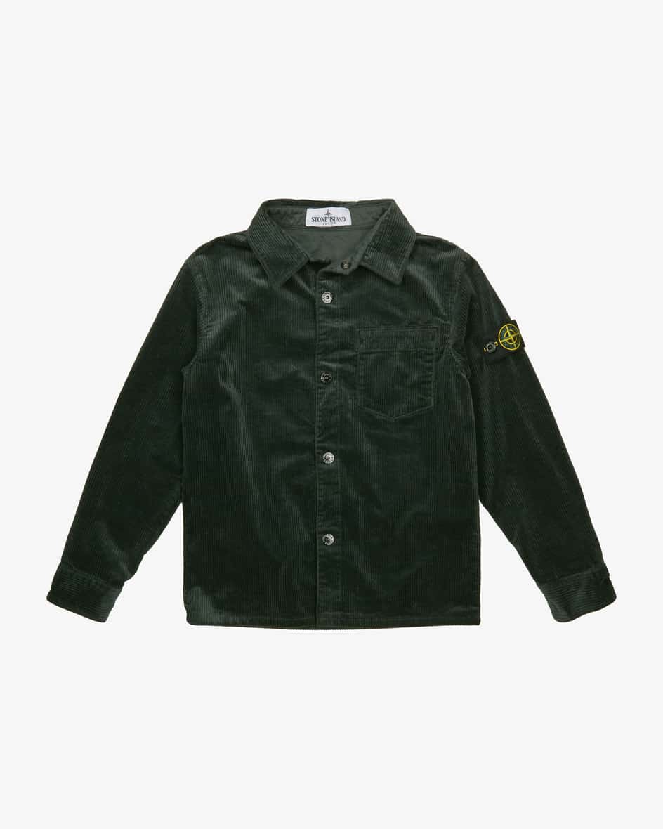 Stone Island Junior Cord-Overshirt Sonderangebot