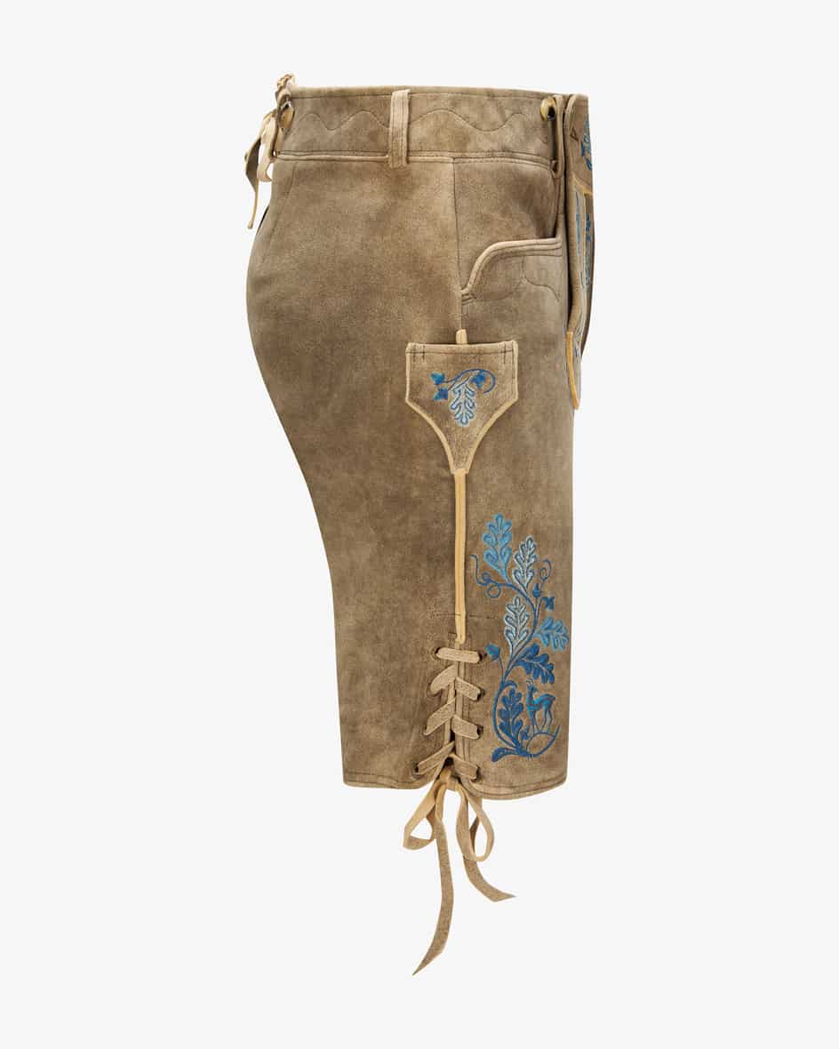 Meindl Kochelsee Lederhose aus Hirschleder Kostenloser Versand
