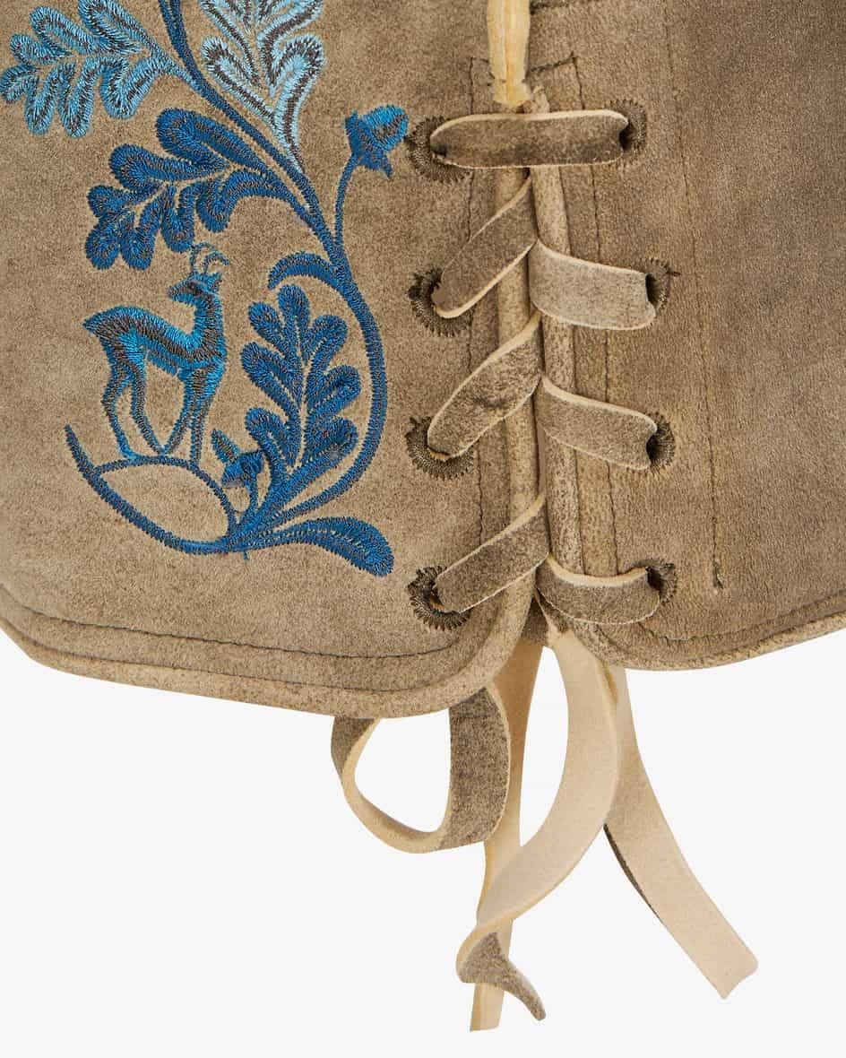 Meindl Kochelsee Lederhose aus Hirschleder Kostenloser Versand