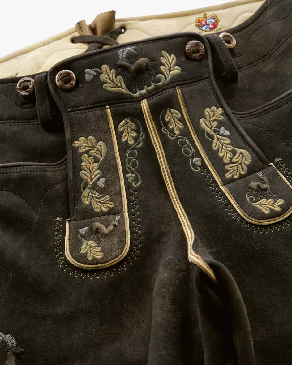 Meindl Schareck Lederhose aus Hirschleder Fabrik Onlineshop