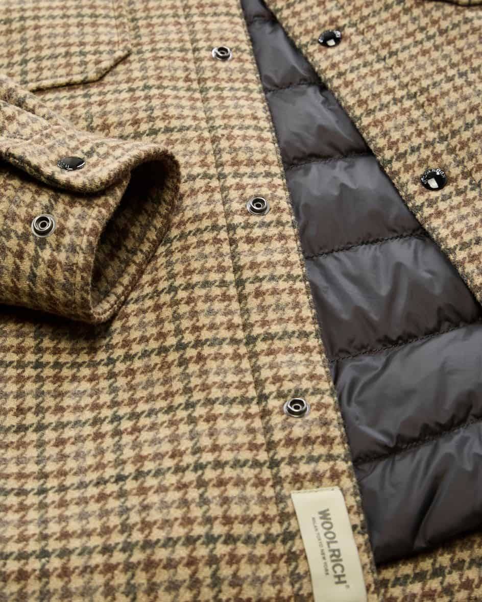 Woolrich Alaskan Wool Daunen-Shirtjacket Kostenloser Versand