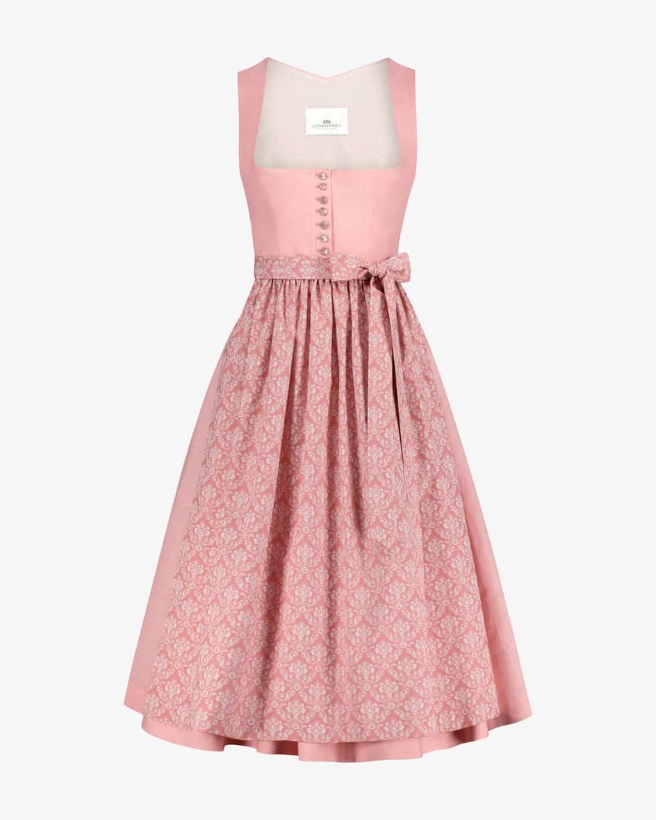 LODENFREY München 1842 Midi-Leinendirndl mit Schürze Fabrikladen
