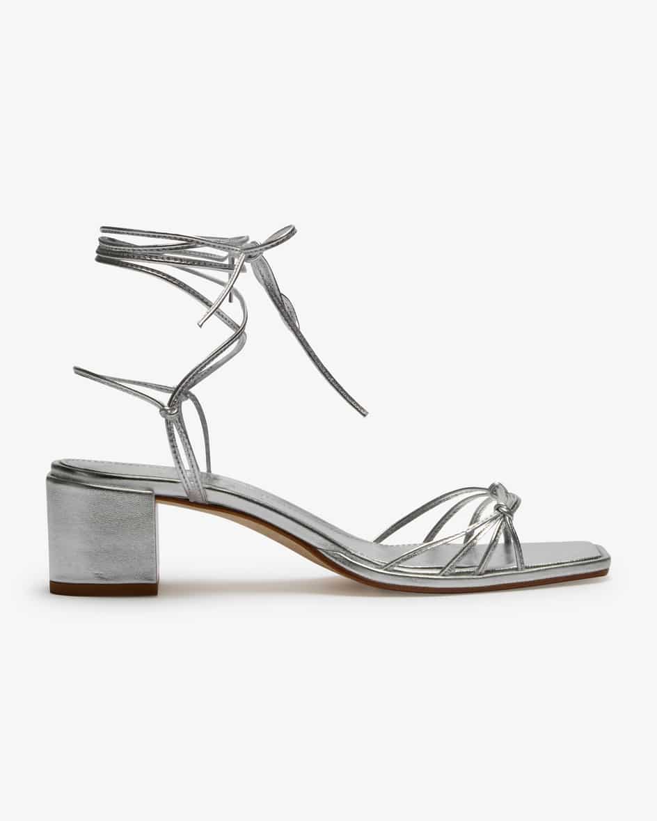 Aeyde Serafina Laminated Nappa Riemchensandalen Auslauf