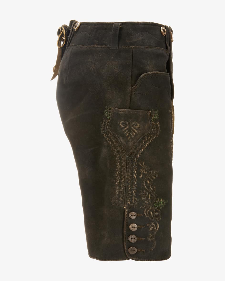Meindl Kaiser August Lederhose aus Hirschleder Sonderangebot der Fabrik