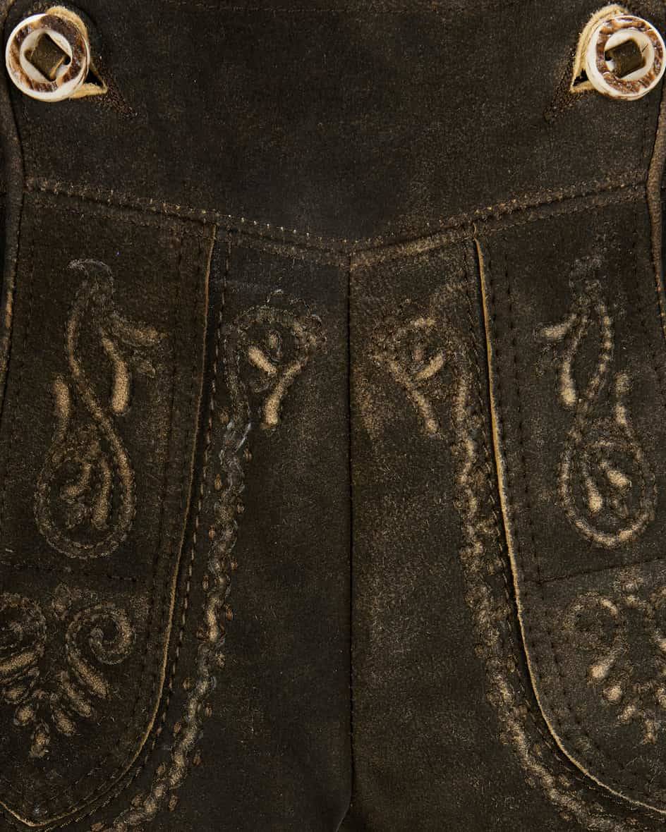 Meindl Kaiser August Lederhose aus Hirschleder Sonderangebot der Fabrik