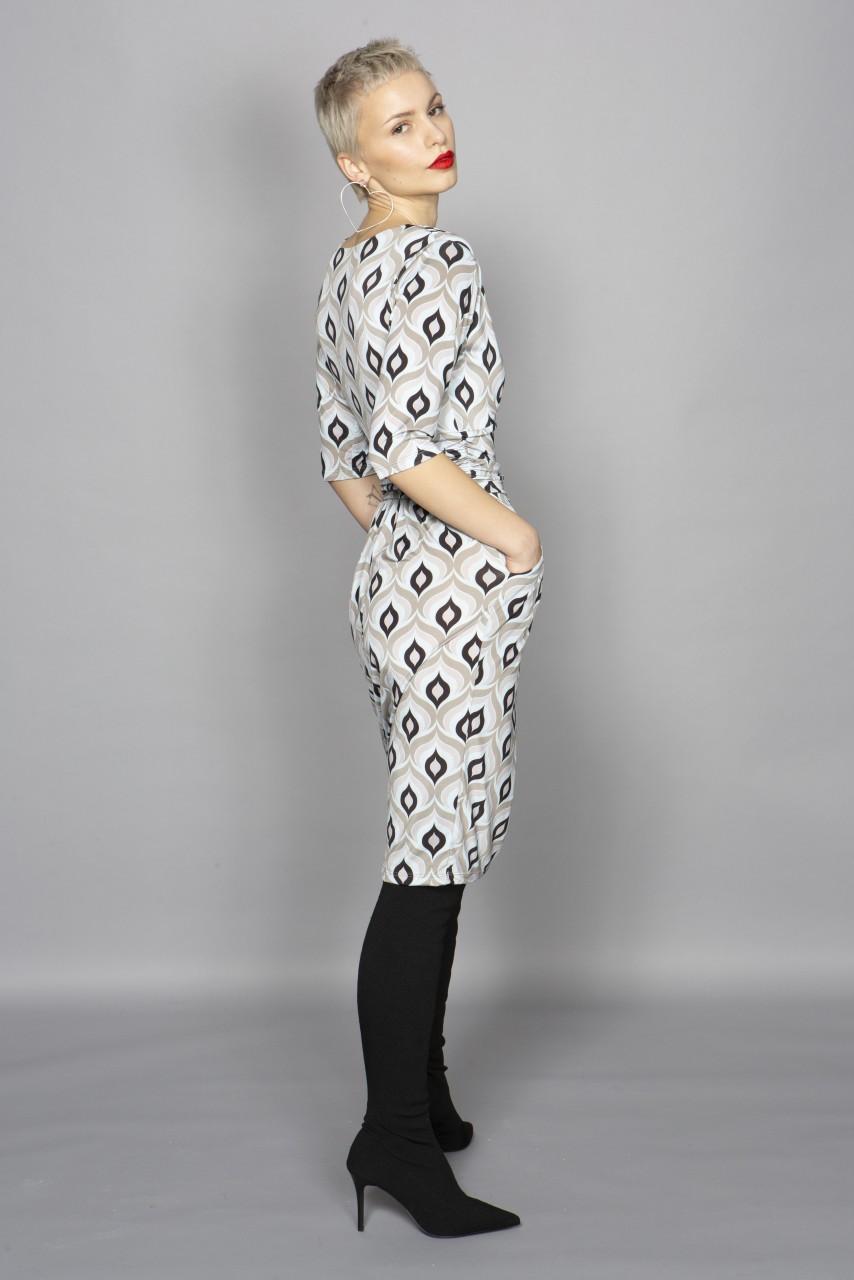 Marivie Boss, I need more money peacock feather rosé Dress Black Friday