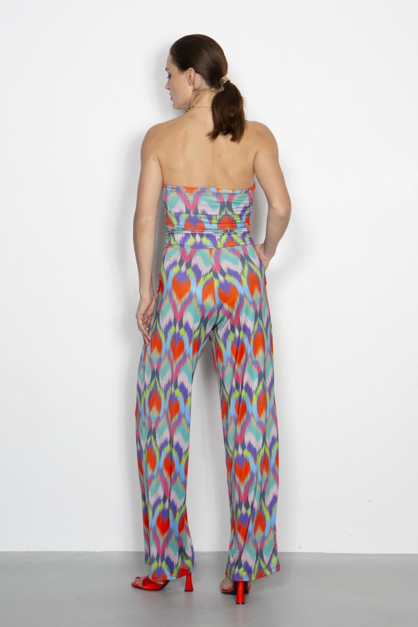Marivie Jump Hot ikath heart orange Dress Muttertagsangebot