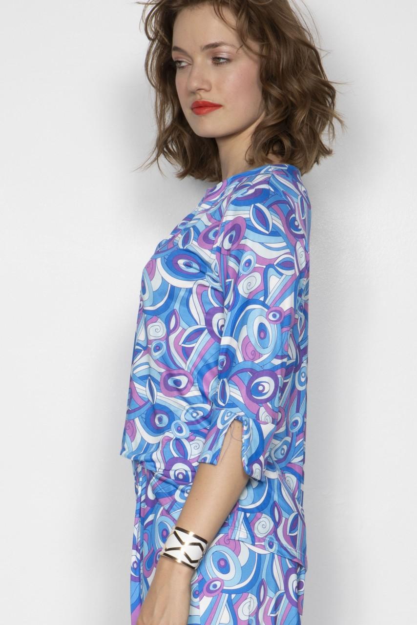 Marivie Top - Honey pucci blue/magenta Top Riesige Ersparnisse