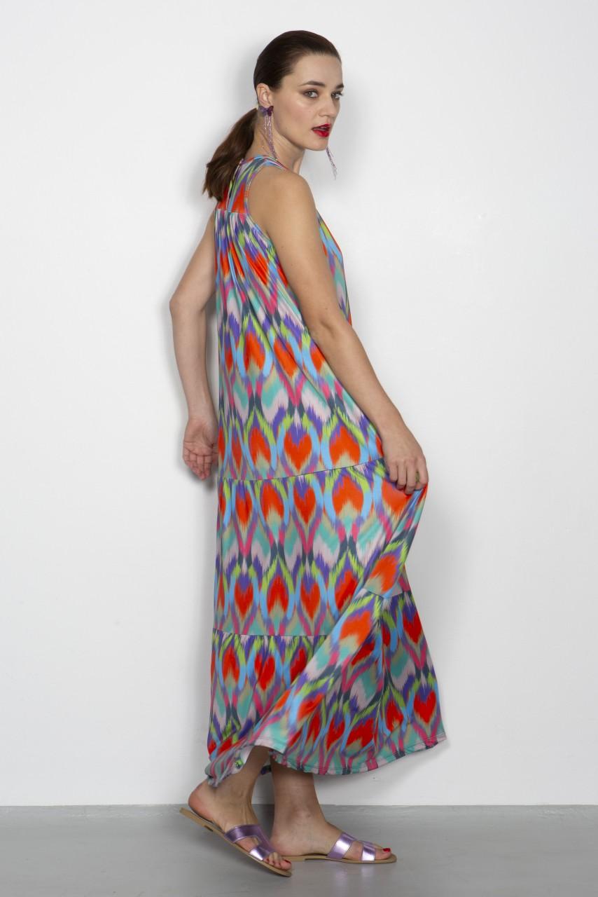 Marivie Darling ikath heart orange Dress Clearance-Verkauf
