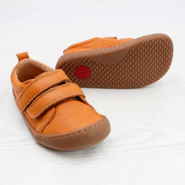 Pololo Barfuss Sneaker Leder hellbraun Zeitlich begrenztes Angebot