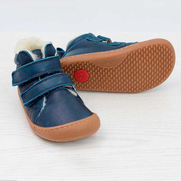 Pololo Barfuß Winterstiefel Blau Neuheiten