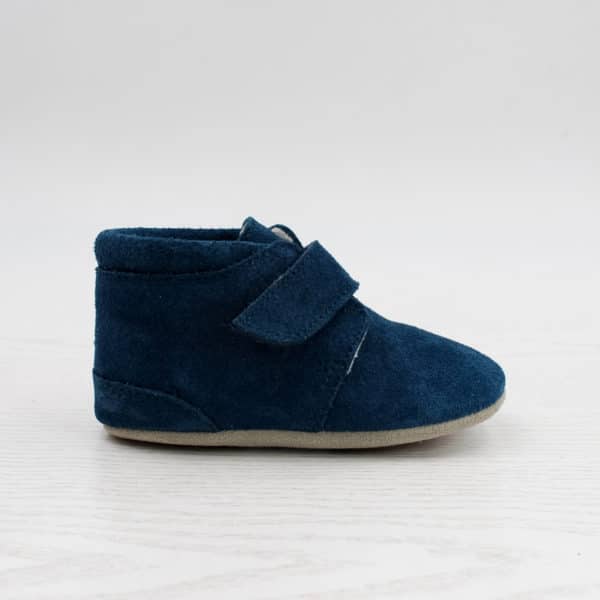 Pololo Für die ersten Schritte – “Porto” der Barfuß Kleinkindschuh blau als Kletter Super Sparpreis