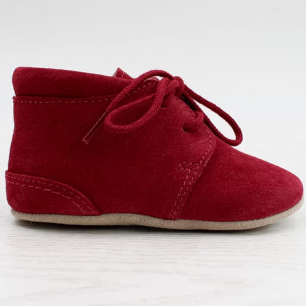 Pololo Für die ersten Schritte – “Porto” der Barfuß Kleinkindschuh rot Wochenangebot