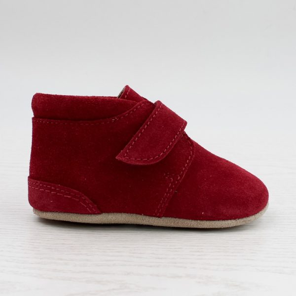 Pololo Für die ersten Schritte – “Porto” der Barfuß Kleinkindschuh rot als Kletter Kostenlose Rückgabe
