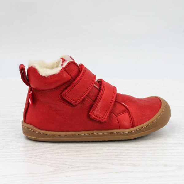 Pololo Barfuß Winterstiefel Rot Letzte 3 Tage
