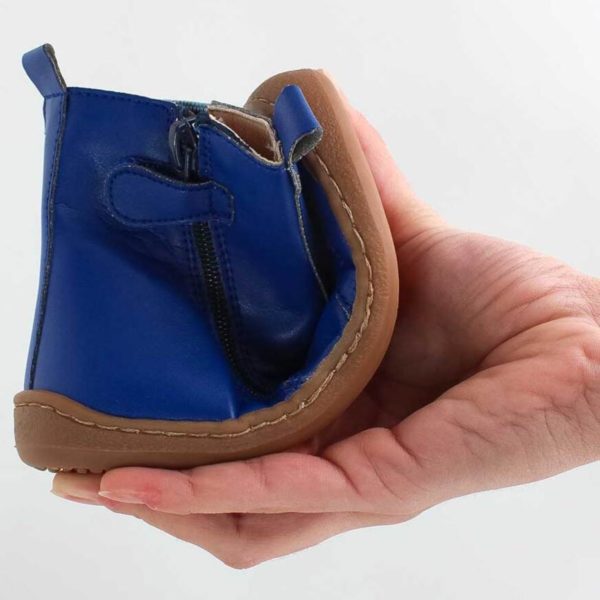Pololo Barfußschuh Chelsea Leder Blau JETZT KAUFEN