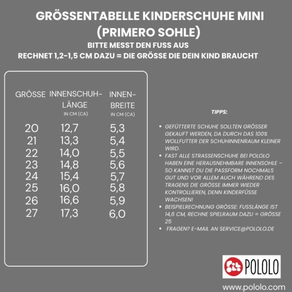 Pololo Nino Wollfutter Gelb Kostenloser Versand international