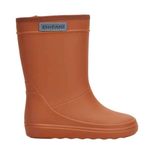 Pololo Gummistiefel EnFant gefüttert Braun 20-30 Outlet