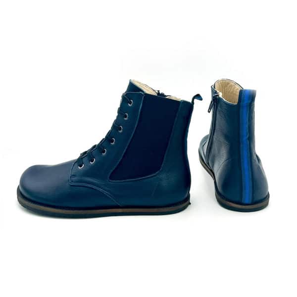 Pololo Barfußschuh Damenstiefellette „MN Aspen“ von Martin Natur – Blau Günstig kaufen