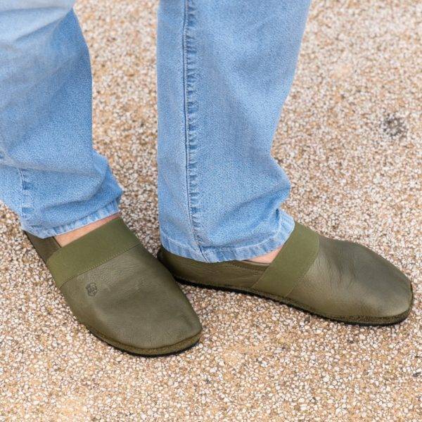 Pololo Barfußschuh für große Kinder und Erwachsene “MN-Apache” grün Online Shopping