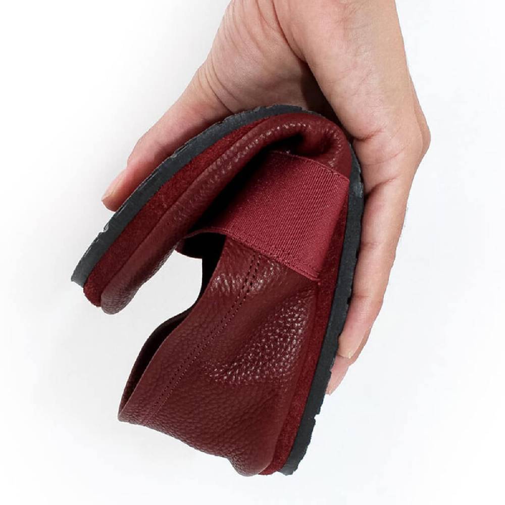 Pololo Barfußschuh für große Kinder und Erwachsene “MN-Apache” weinrot Cyber Monday