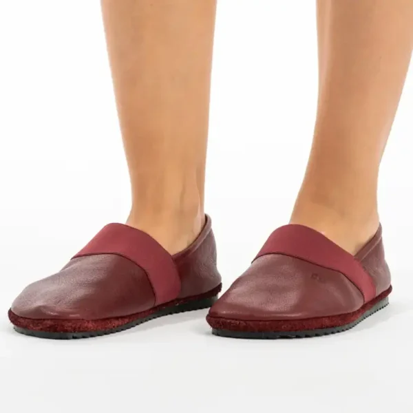 Pololo Barfußschuh für große Kinder und Erwachsene “MN-Apache” weinrot Cyber Monday