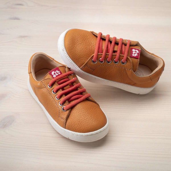 Pololo Leder-Sneaker Hellbraun Super Sparpreis
