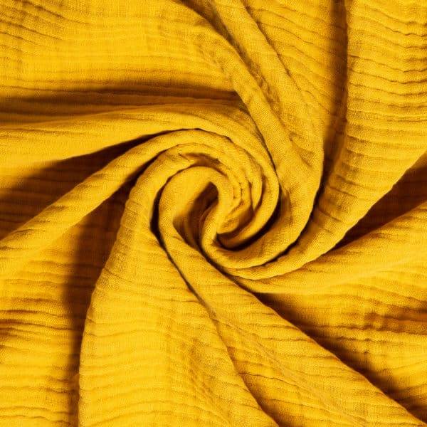 Pololo People Wear Organic Baumwoll-Mulldecke, 4-lagig , senfgelb JETZT KAUFEN