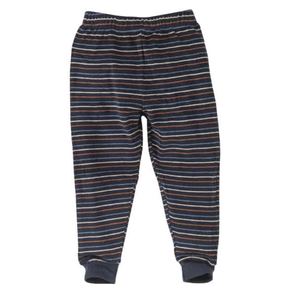 Pololo People Wear Organic Frottée- Pyjama, bunt geringelt, aus 100% Baumwolle (Bio) Bis zu 60% Rabatt