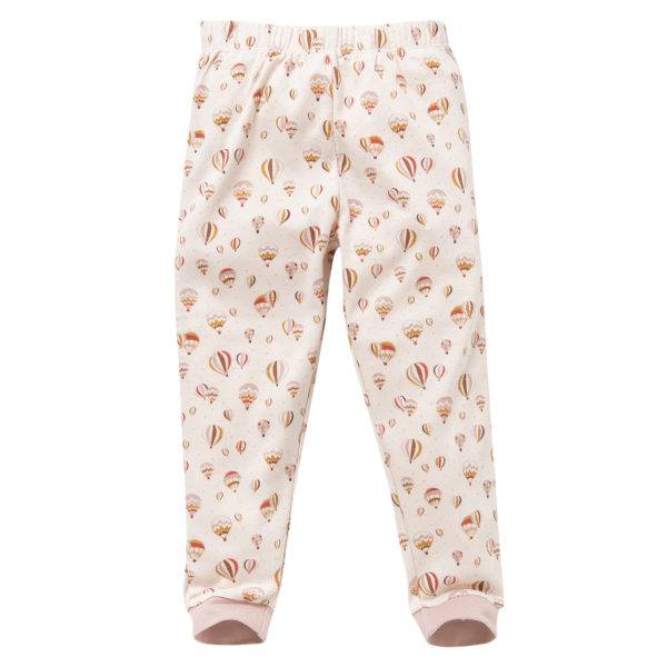 Pololo People Wear Organic Langarm-Pyjama “Heißluftballon”, rosa, Baumwolle (Bio) Nur noch ein Tag übrig