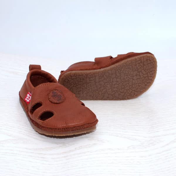 Pololo Barfuß Sandale “Sommer” Braun Flash Sale