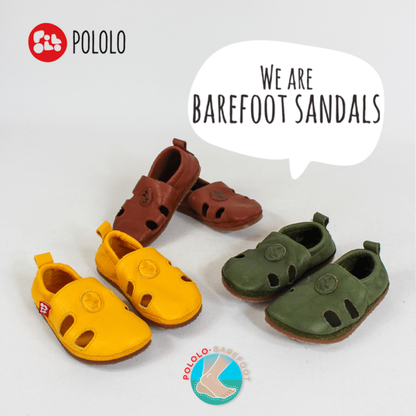 Pololo Barfuß Sandale “Sommer” Braun Flash Sale
