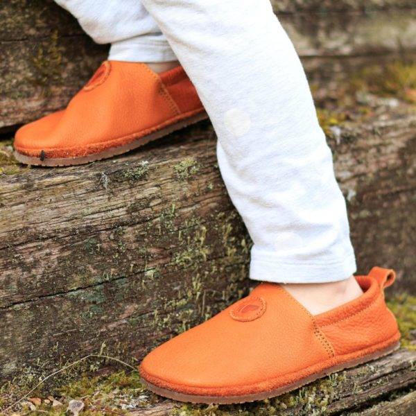 Pololo Barfußschuh Uni Leder Hellbraun Vatertagsangebot