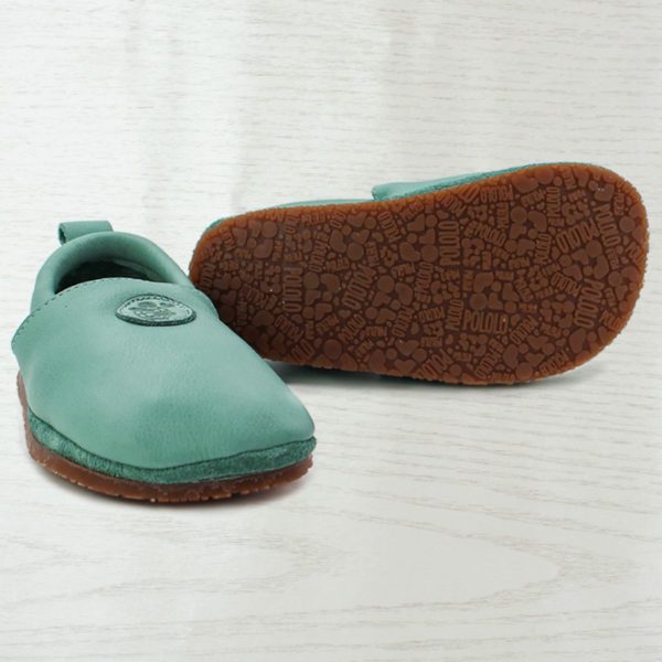 Pololo Barfußschuh Uni Leder Hellgrün Valentinstagsangebot