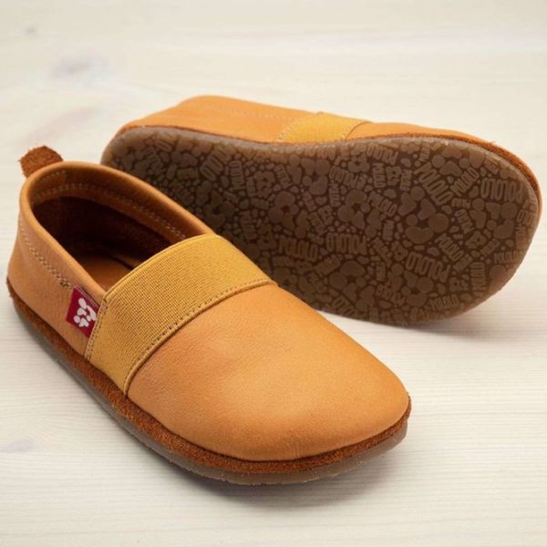 Pololo Outdoor Barfußschuh “Elastico” Hellbraun mit Gummisohle – Restgrößen Exklusive Angebote