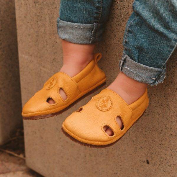 Pololo Barfuß Sandale “Sommer” Orange VIP-Rabatte