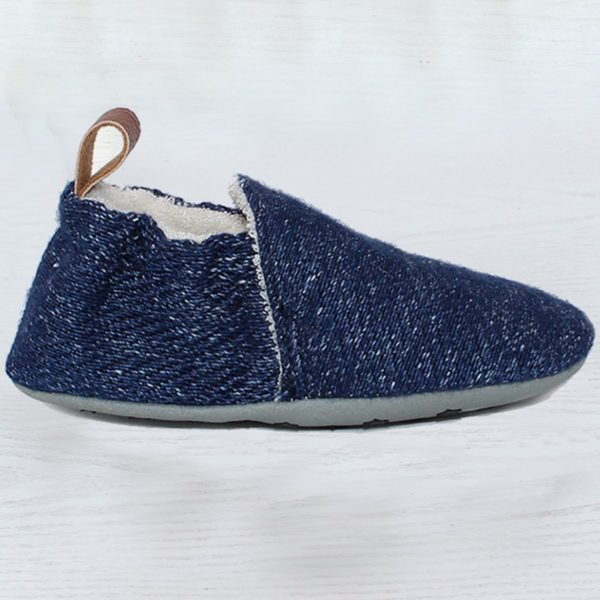 Pololo Hausschuhe aus recy. Textilien Blau 18/19-26/27 Bis zu 60% Rabatt