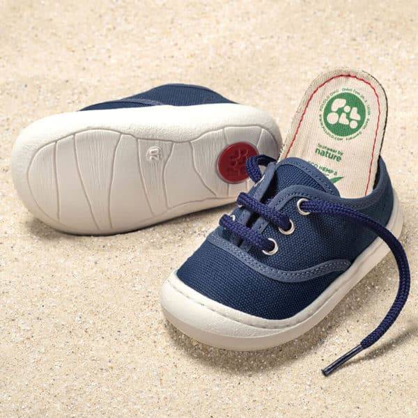 Pololo “Pepe” Baumwoll-Sneaker blau Super Rabatt