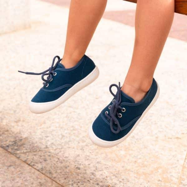 Pololo “Pepe” Baumwoll-Sneaker blau Super Rabatt