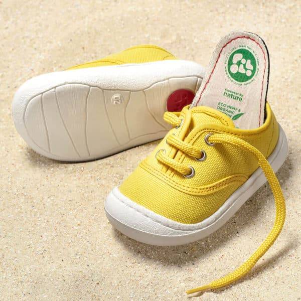 Pololo “Pepe” Baumwoll-Sneaker gelb Riesige Rabatte