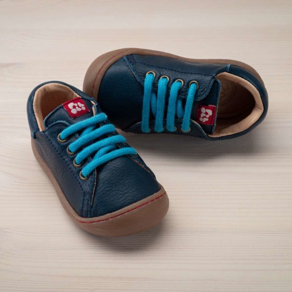 Pololo Sneaker Mini Leder Blau Outlet