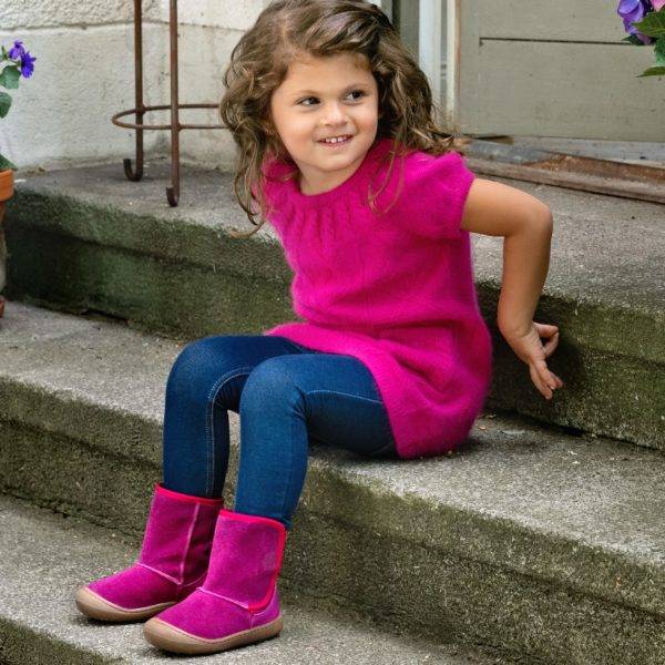 Pololo Winterstiefel “Toledo” 20-27 in Pink Saisonschlussverkauf