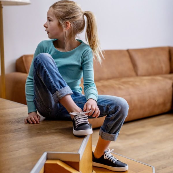 Pololo Veganer Kaktus Sneaker Schwarz Maxi 24-34 Jubiläumsangebot
