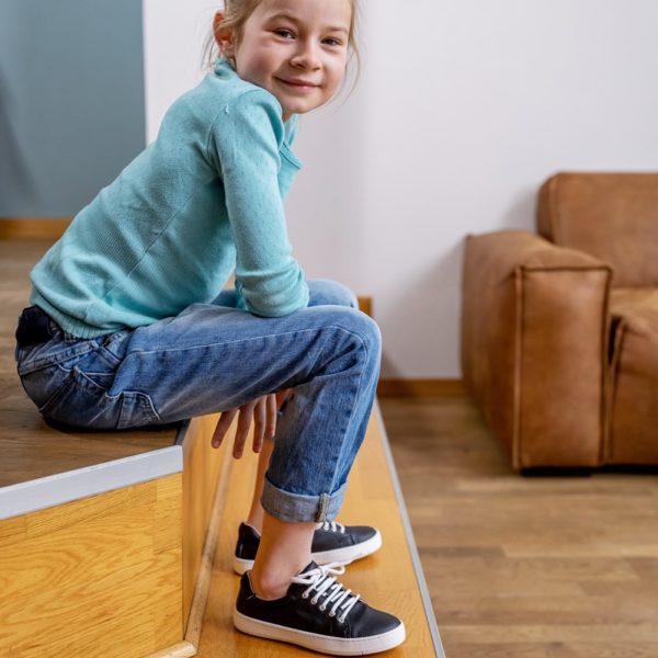 Pololo Veganer Kaktus Sneaker Schwarz Maxi 24-34 Jubiläumsangebot