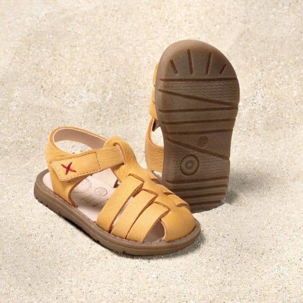 Pololo Sandale Fiesta Gelb – Restpaare in Größe 20 & 21 Letzte 2 Tage