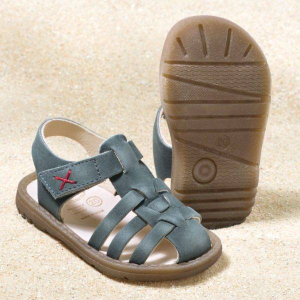 Pololo Sandale Fiesta Grau – Restpaare in Größe 20 Letzter Tag