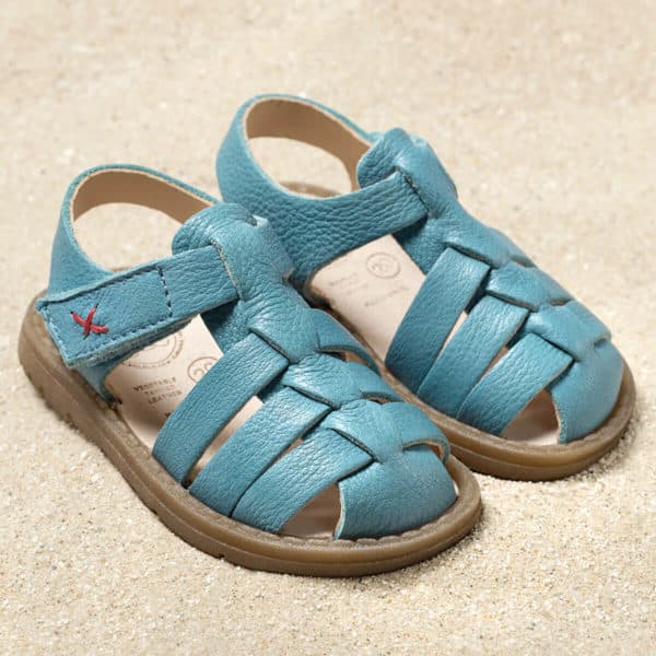 Pololo Sandale Fiesta Hellblau – Restpaare in Größe 20 & 21 Bis zu 50% Rabatt