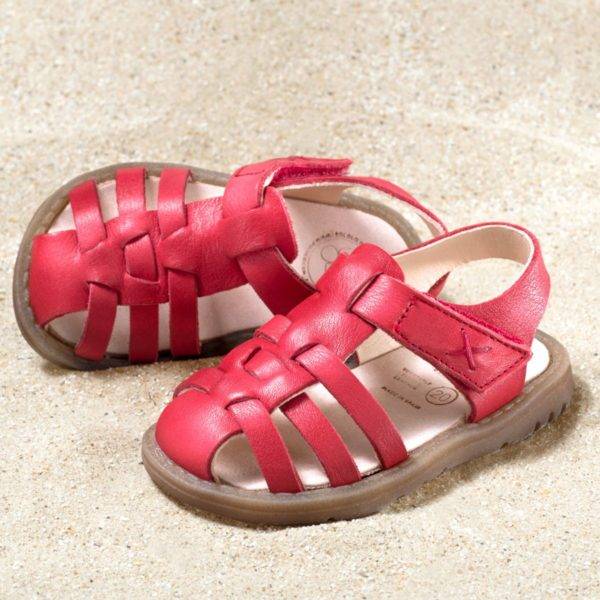 Pololo Sandale Fiesta Rot – Restpaare in Größe 20 & 21 Nur für heute