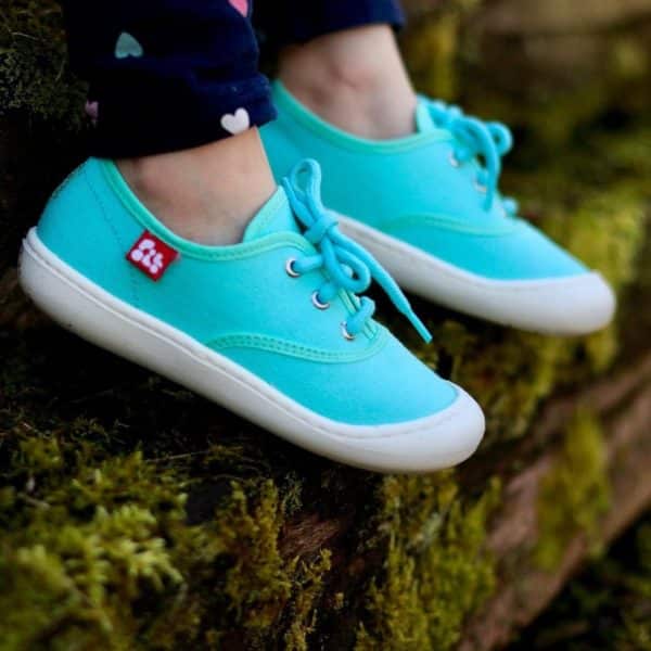 Pololo “Pepe” Baumwoll-Sneaker türkis Discount Store für neue Produkte