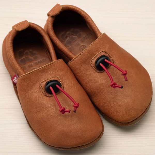 Pololo Outdoor Barfußschuh “Cordel” Hellbraun mit Gummisohle Nur noch ein Tag übrig